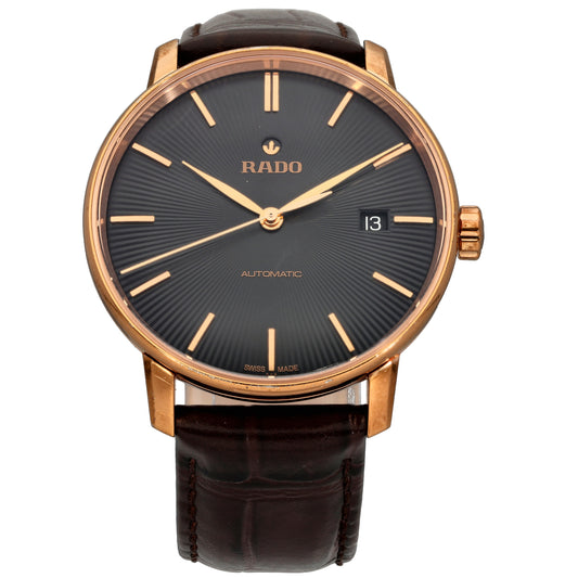 Rado Coupole 763.3861.2 37.7mm Gold Plated Watch