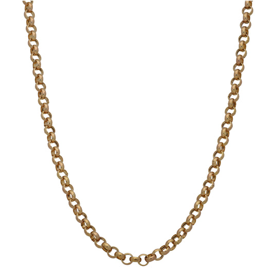 9ct Gold Belcher Chain 18"