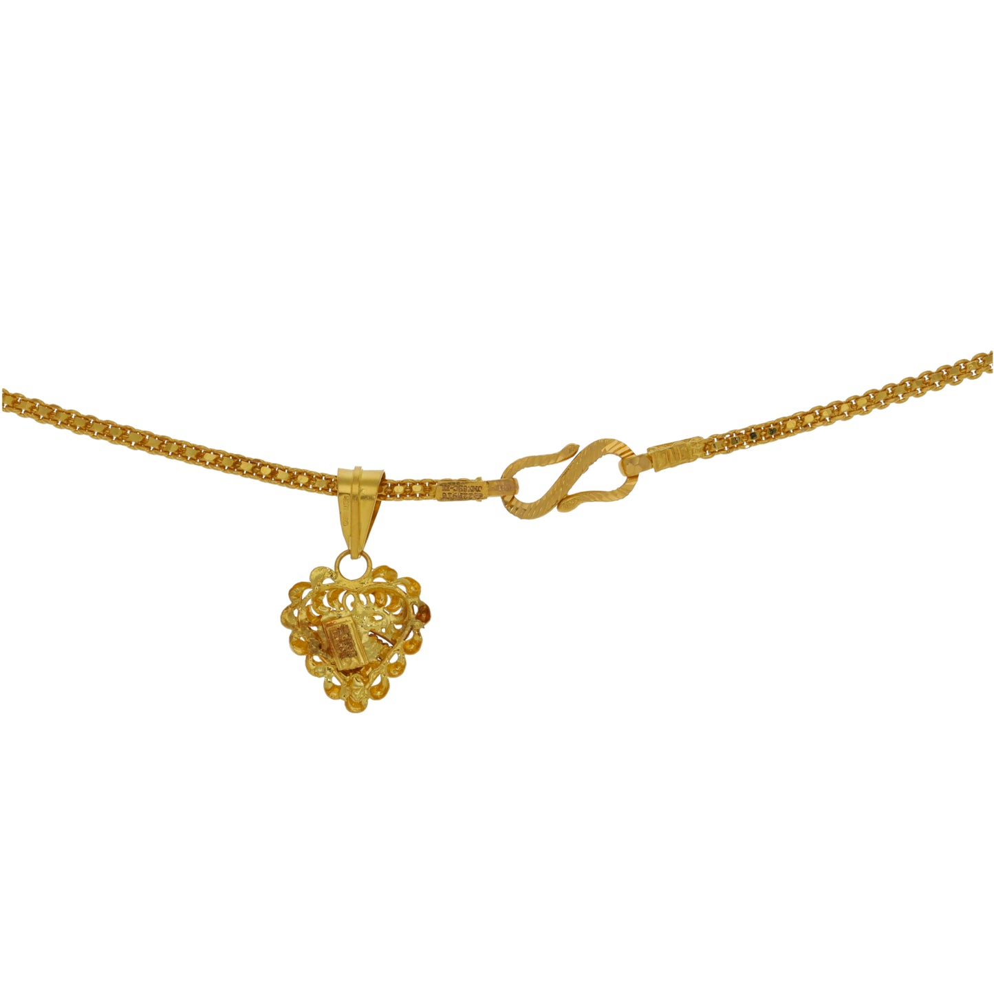 22ct Gold Alternative Pendant With Chain