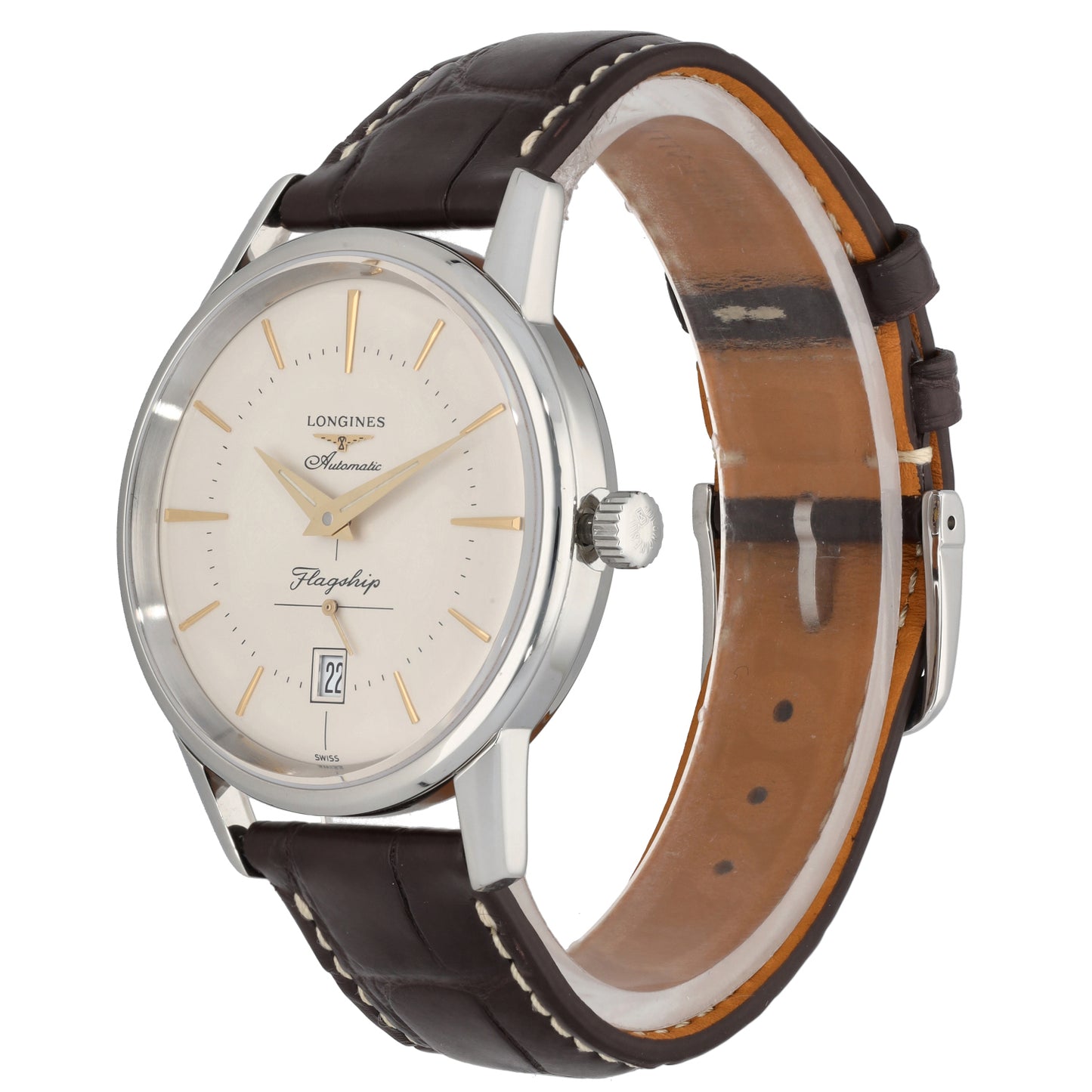 Longines Flagship L4.795.4 39mm Stainless Steel Watch