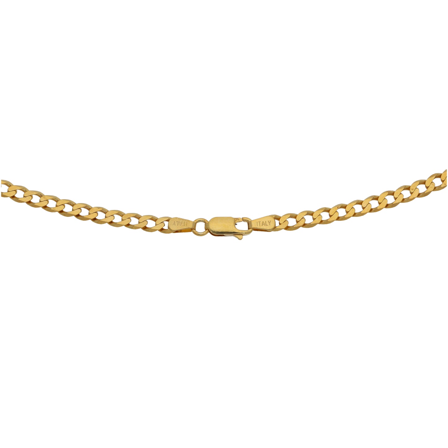 9ct Gold Curb Chain 22"