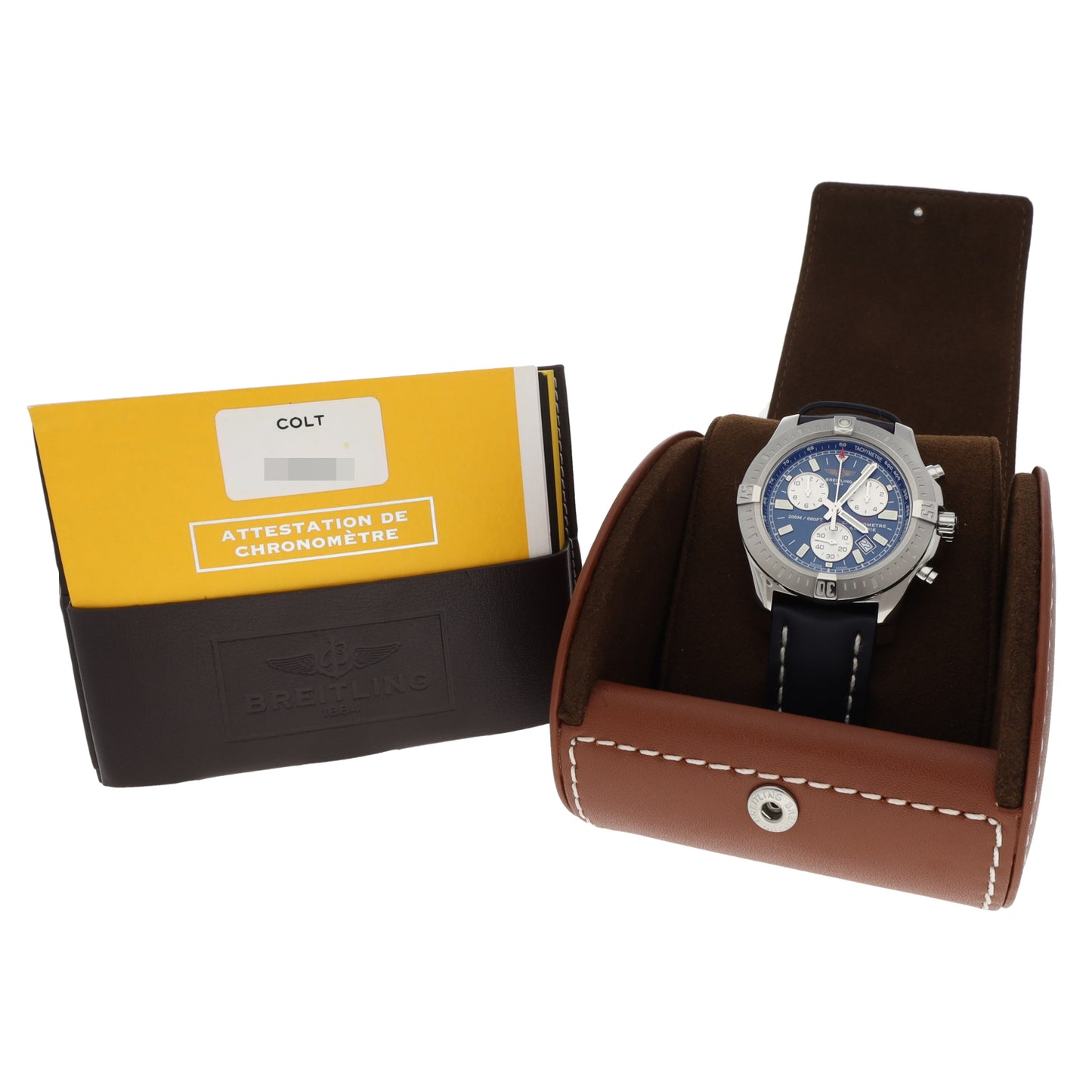 Breitling Colt Chronograph II A73388 44mm Stainless Steel Watch