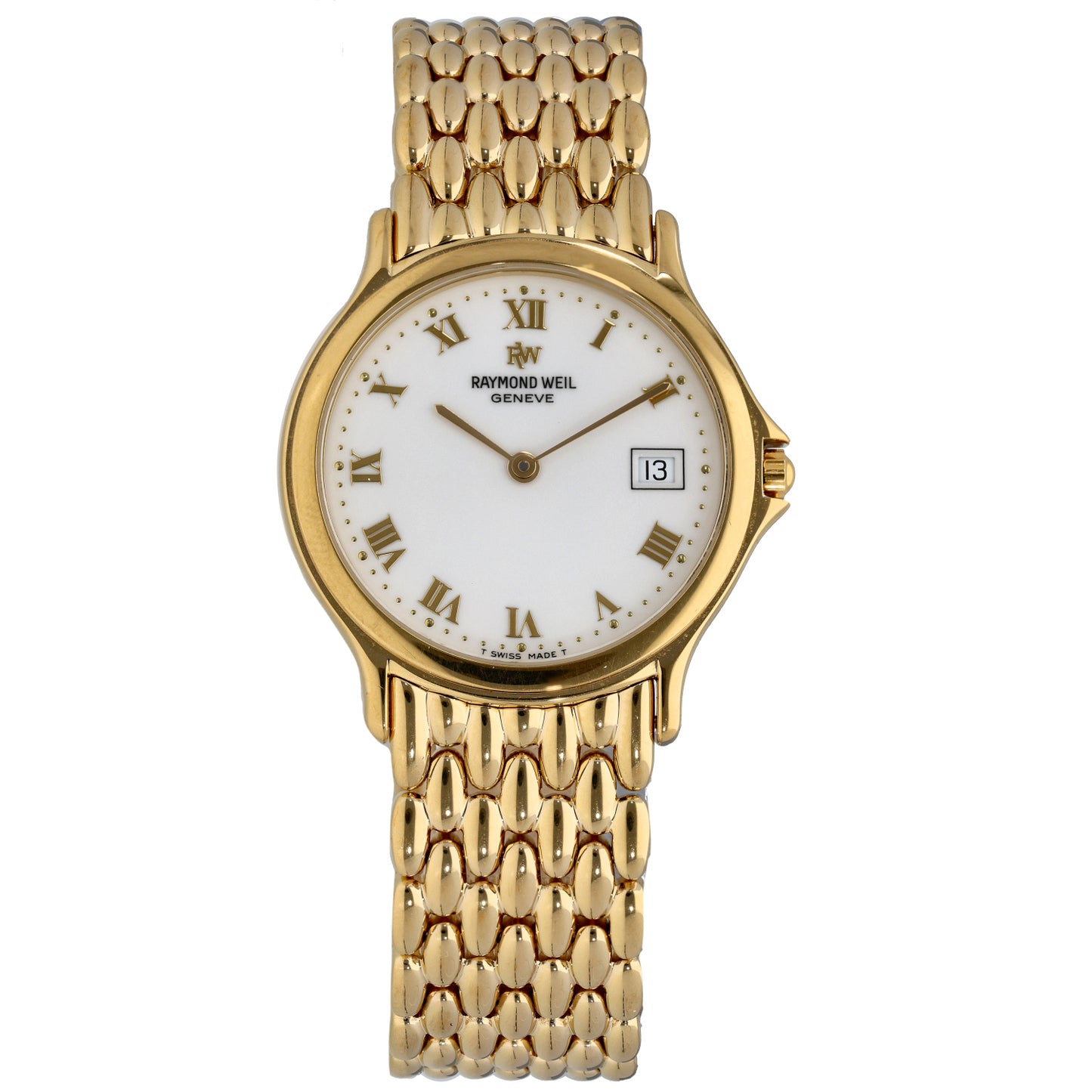 Raymond Weil Chorus 5568 33mm Gold Plated Watch