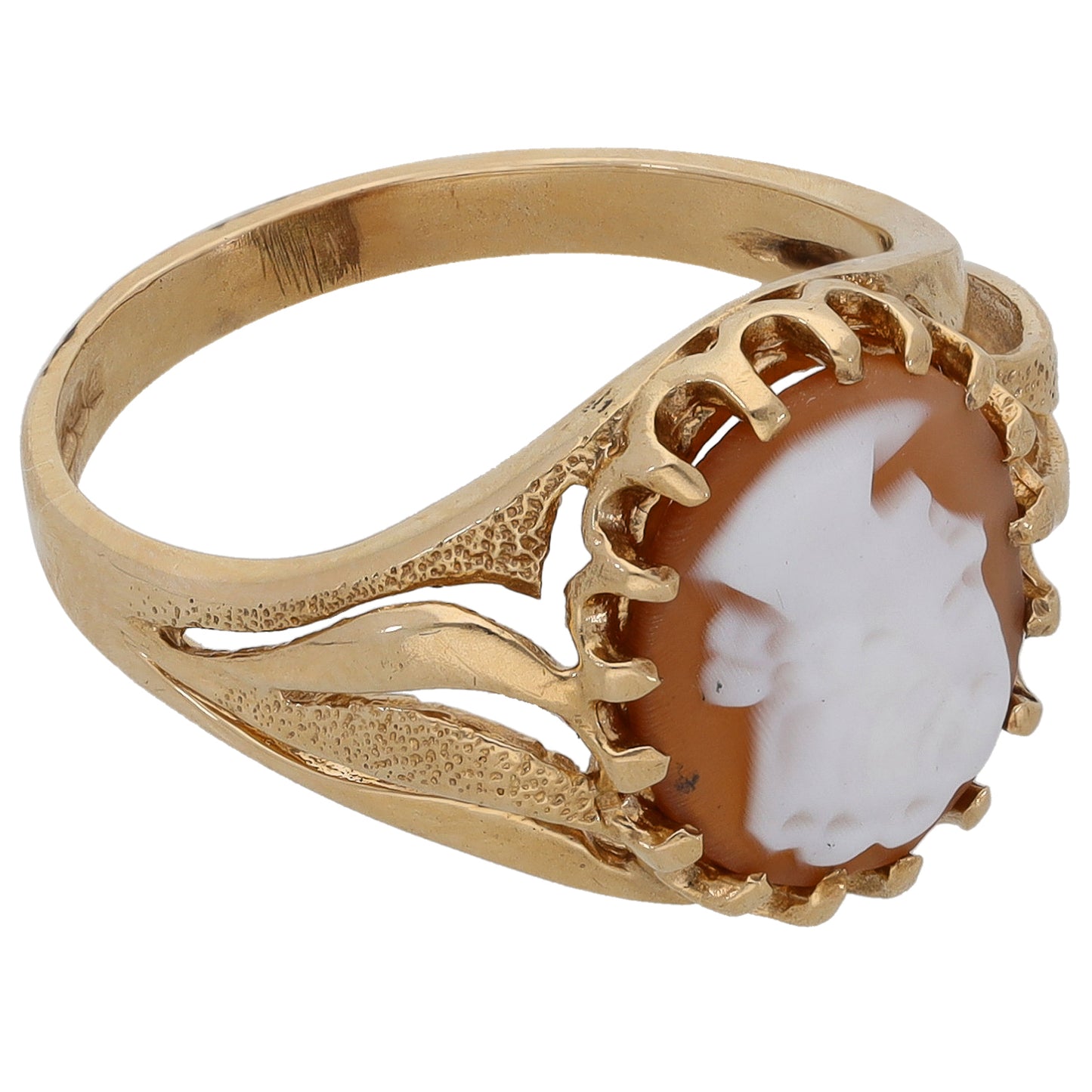 9ct Gold Cameo Ring Size N
