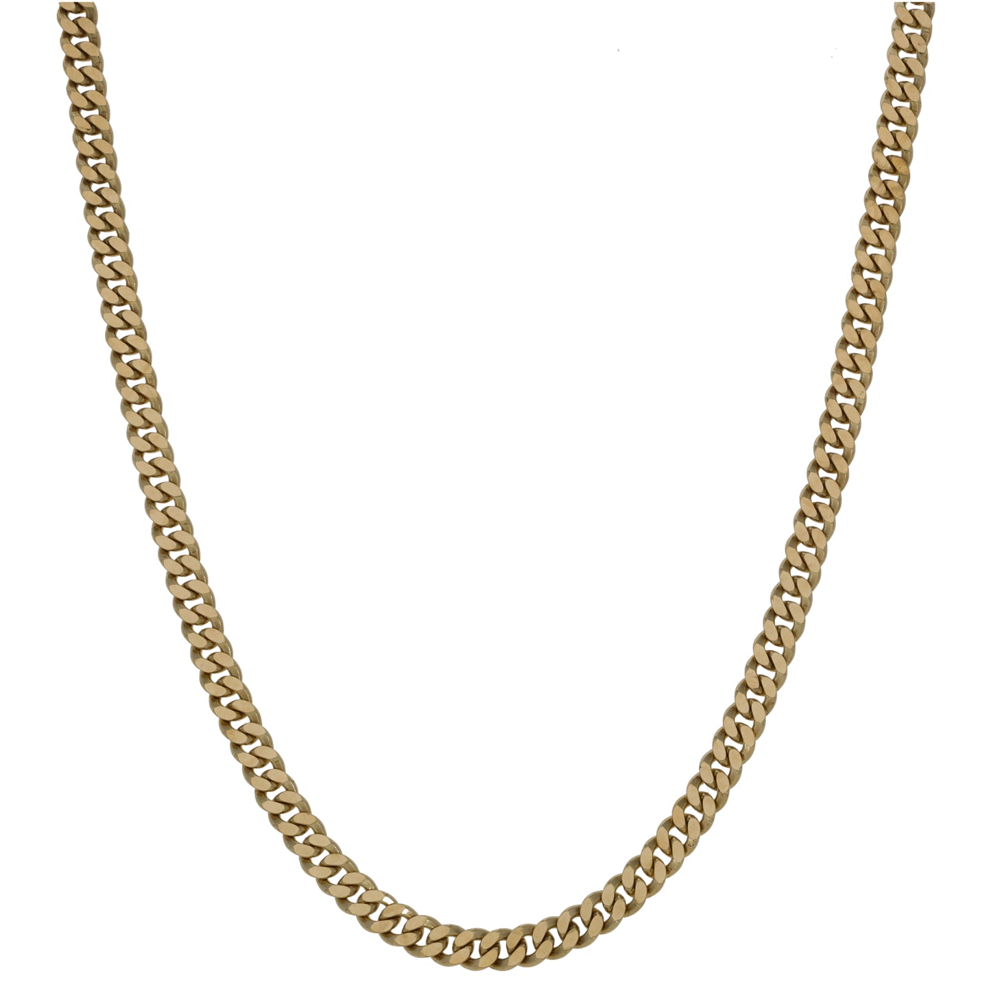 9ct Gold Curb Chain 20"