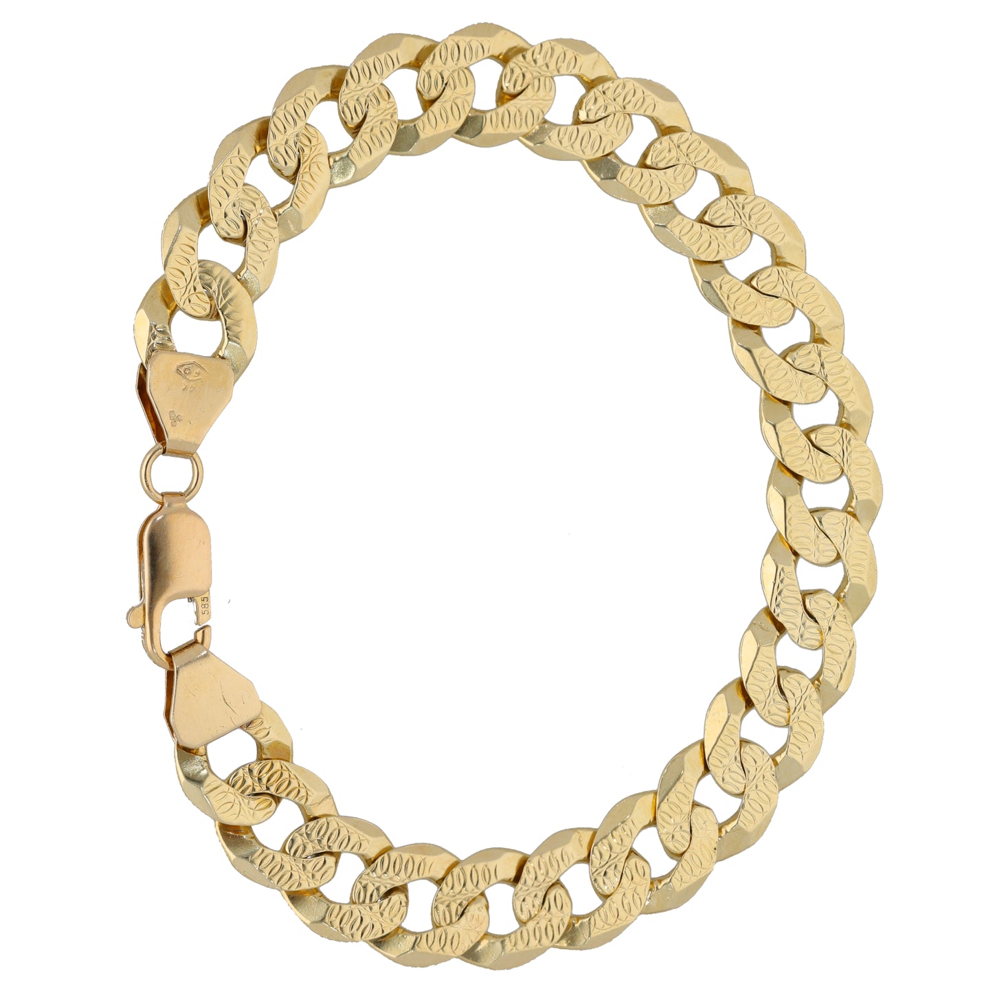 14ct Gold Curb Bracelet