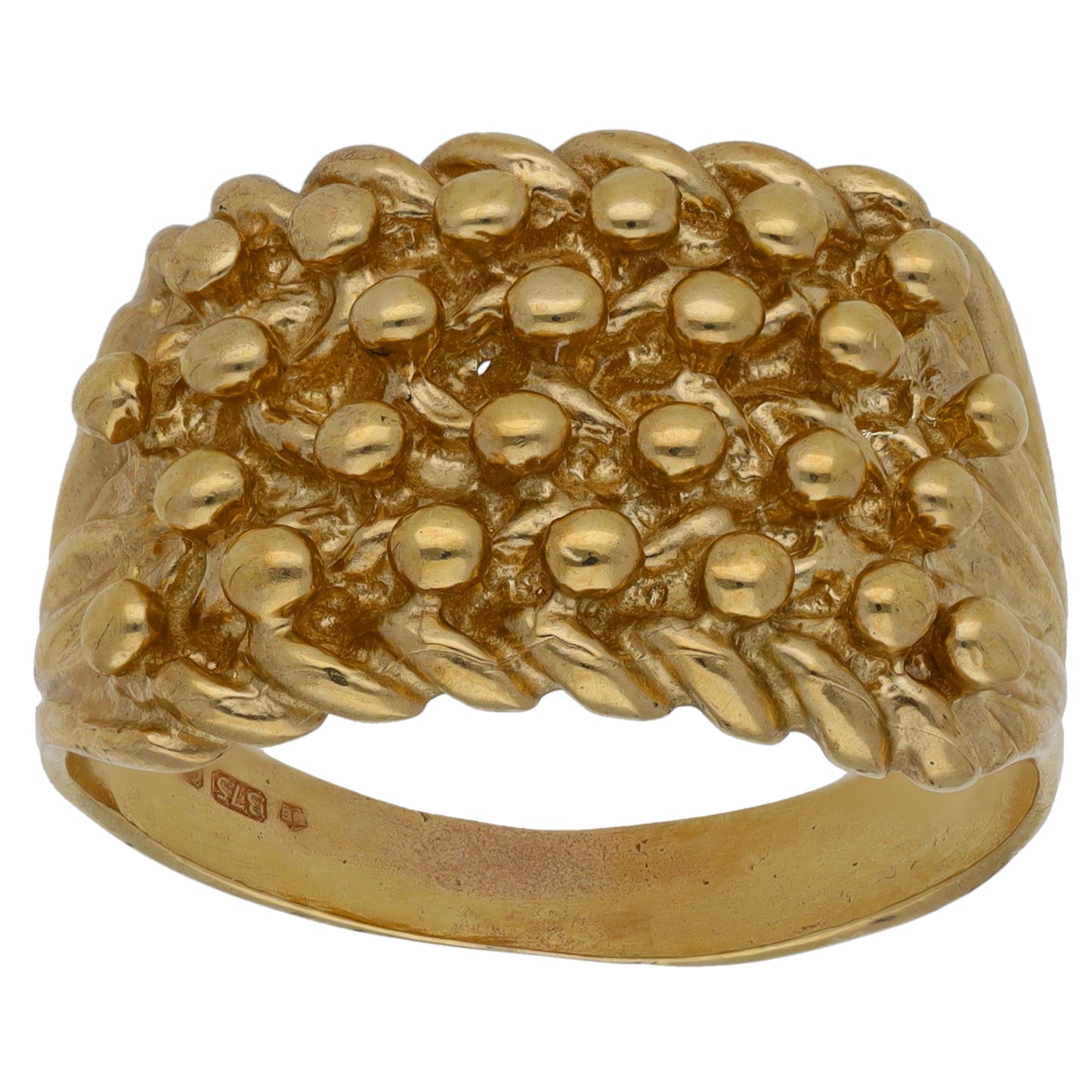 9ct Gold Keeper Ring Size V