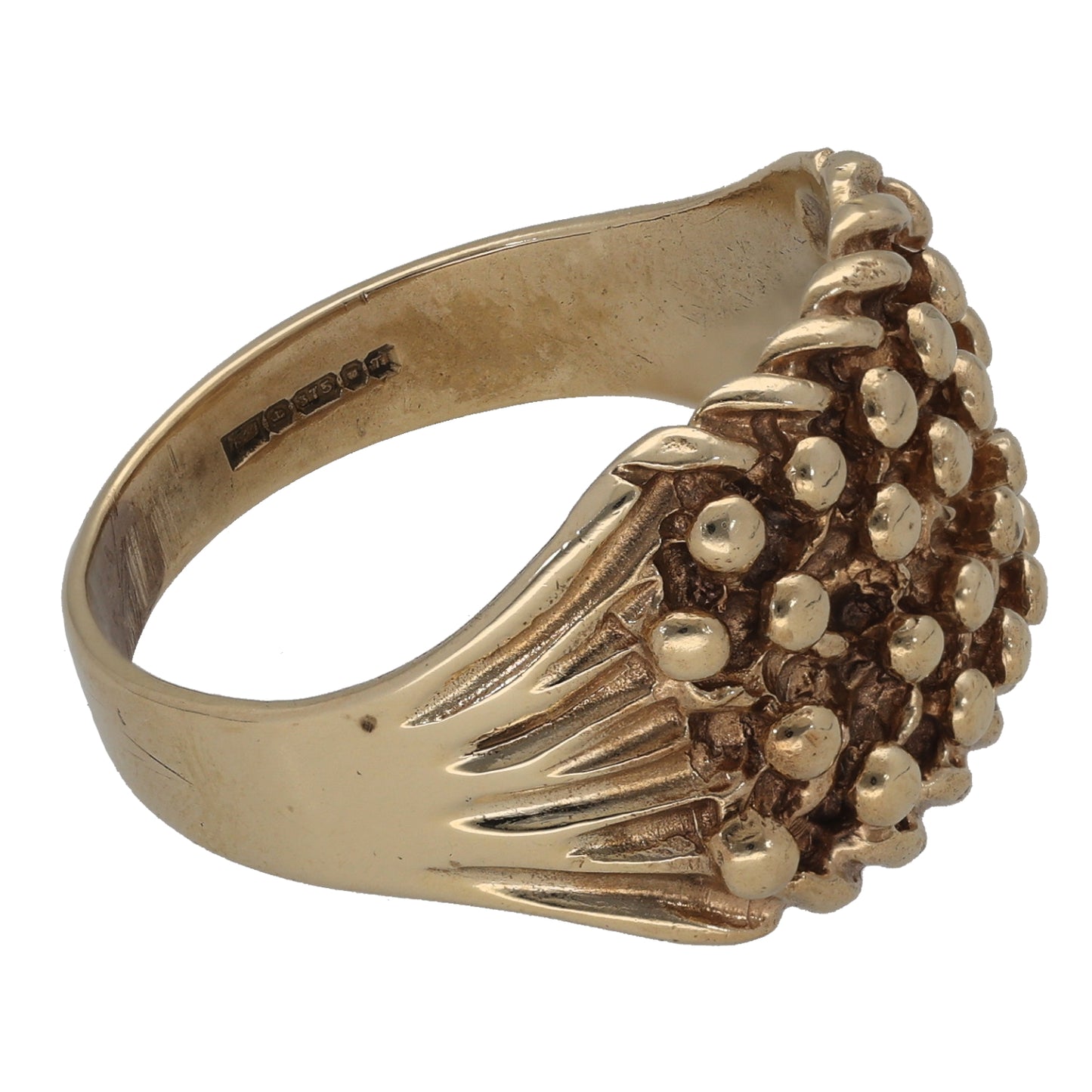 9ct Gold Keeper Ring Size W