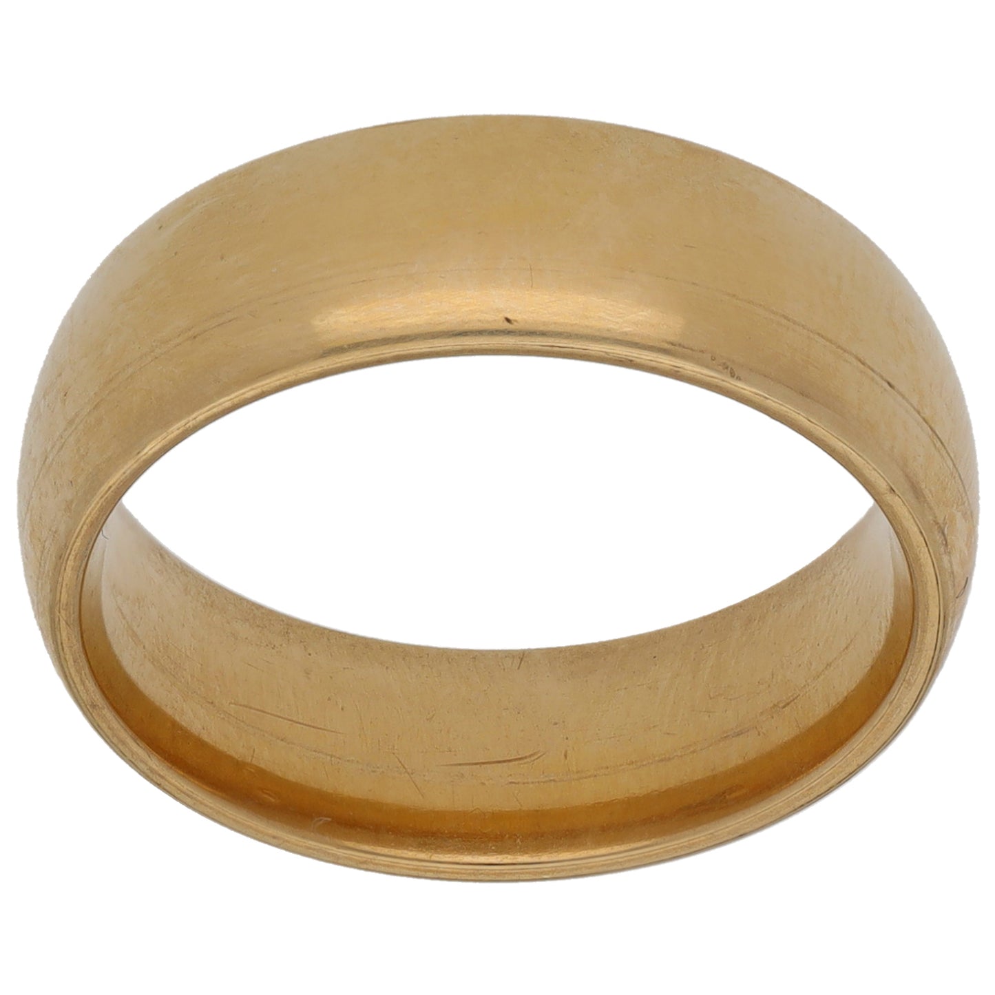 9ct Gold Plain Wedding Ring Size M