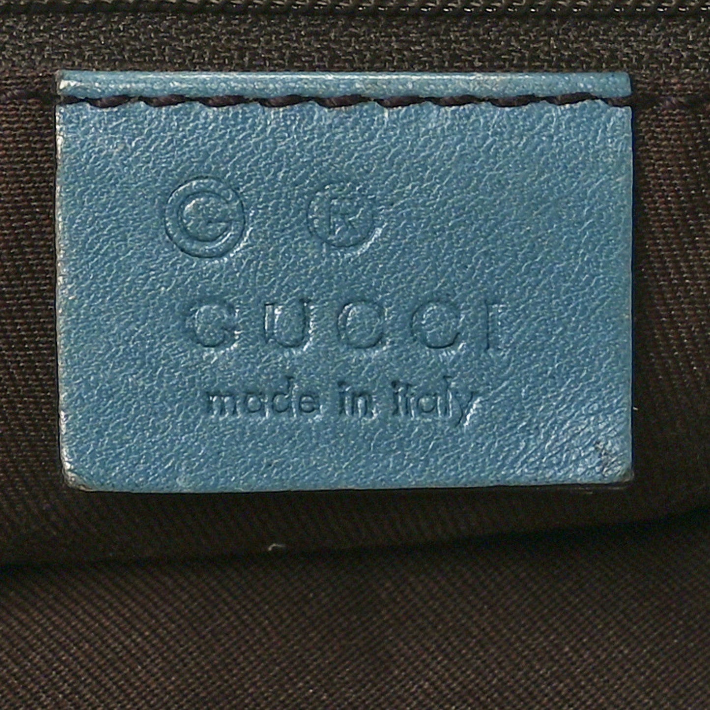 Gucci New Britt Hobo Guccissima Leather Bag - Blue