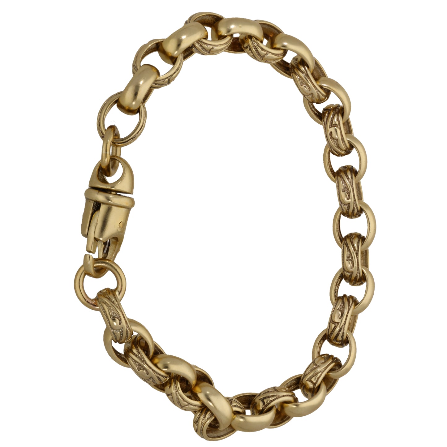 9ct Gold Belcher Bracelet