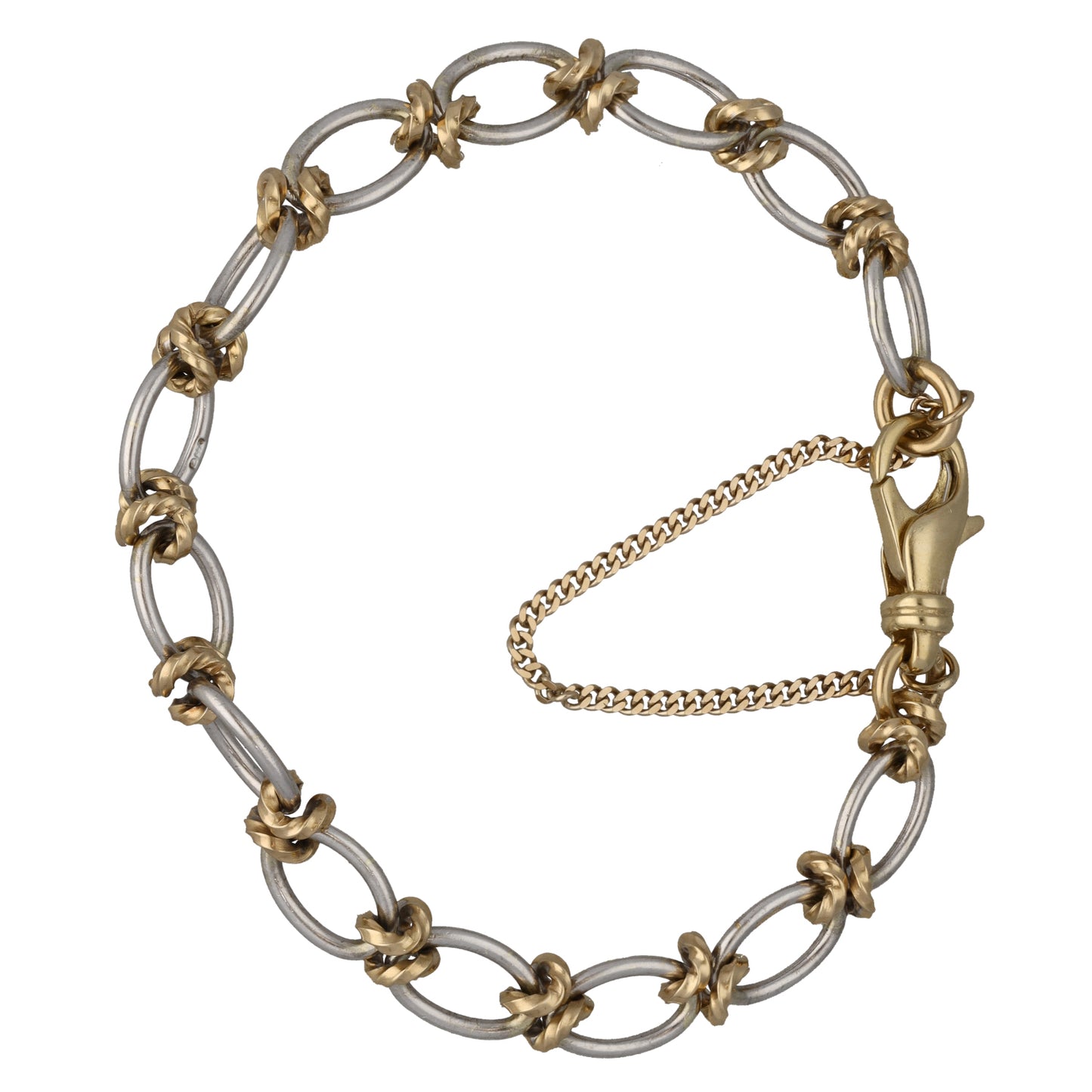 9ct Bi-Colour Gold Alternative Bracelet