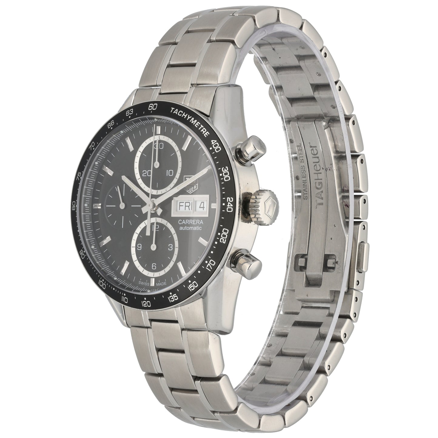 Tag Heuer Carrera CV201AG 41mm Stainless Steel Watch