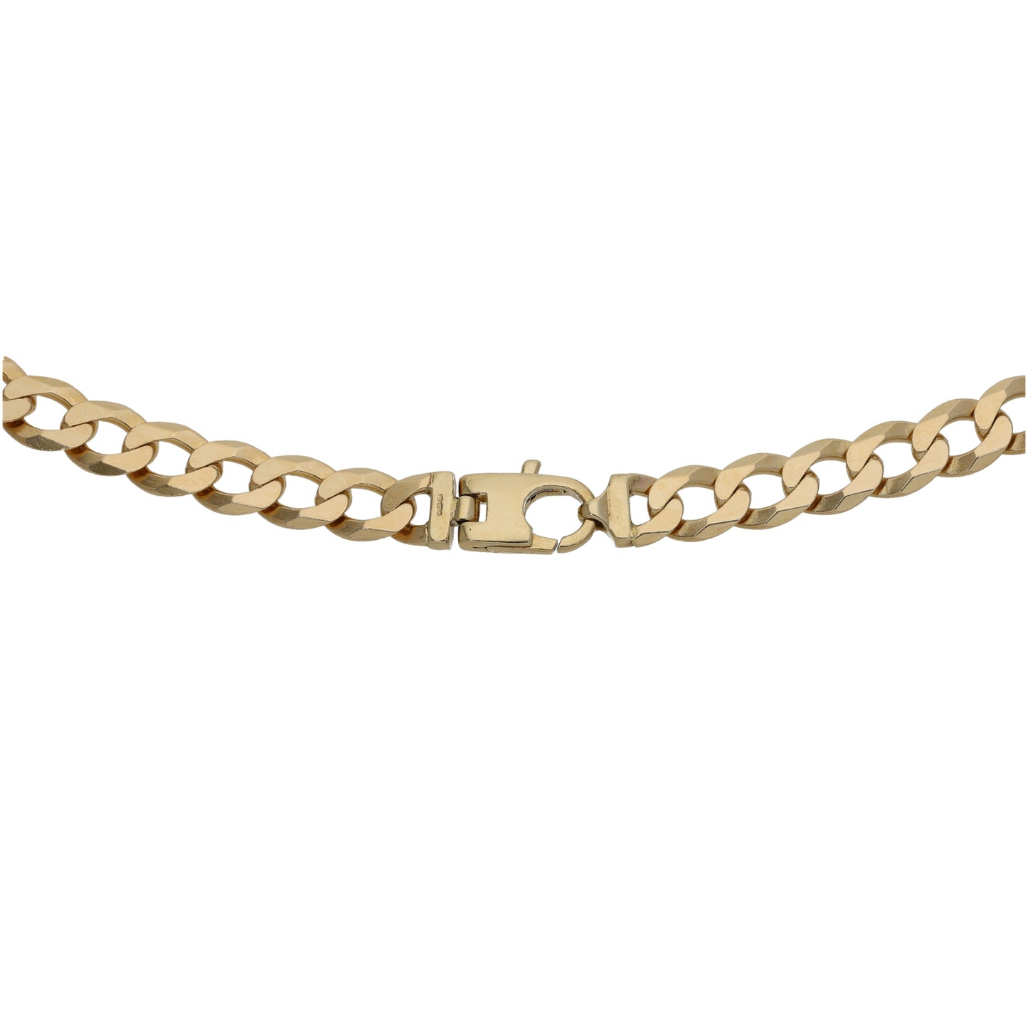 9ct Gold Curb Chain 20"