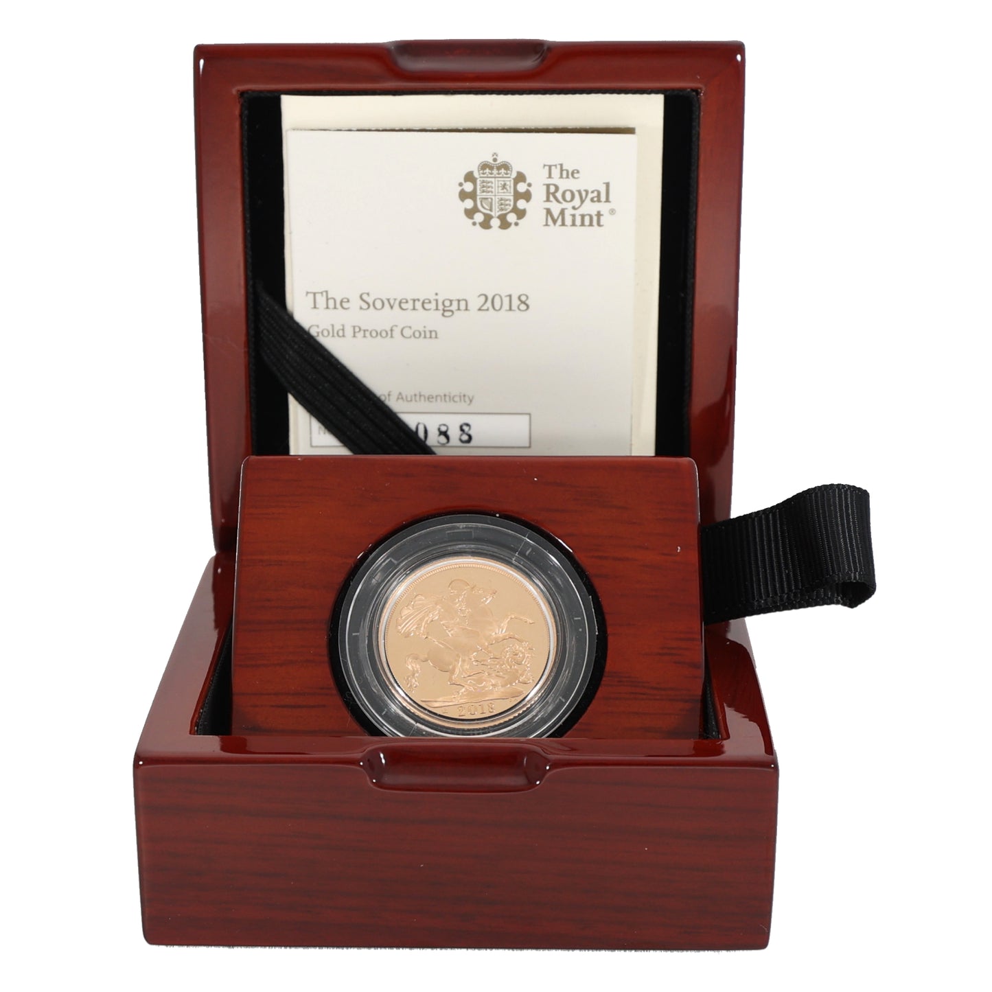 22ct Gold Queen Elizabeth II Full Sovereign Coin 2018