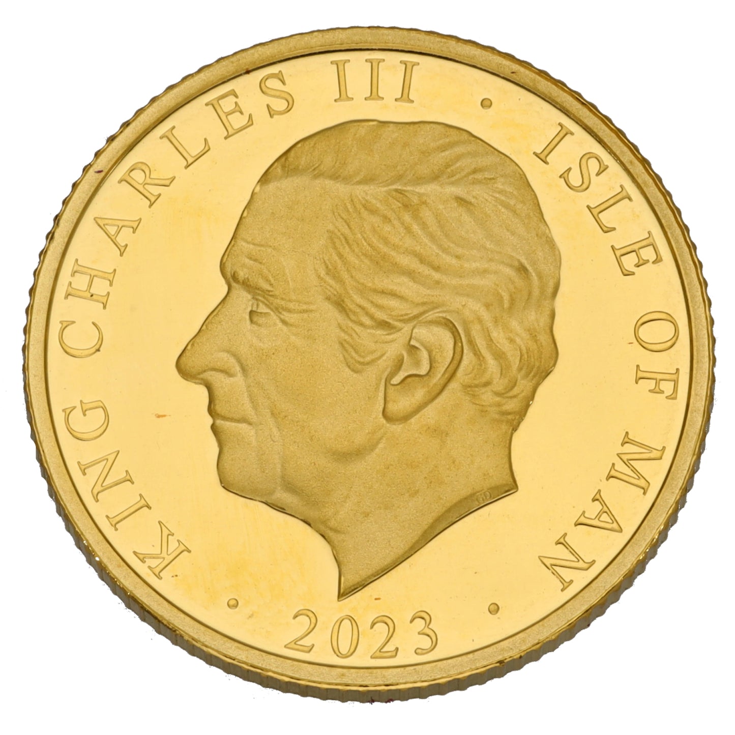 24ct Gold Isle Of Man Angel 1/4 OZ Coin 2023