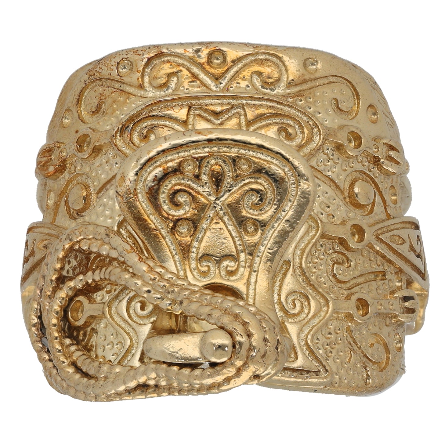 9ct Gold Saddle Ring Size W