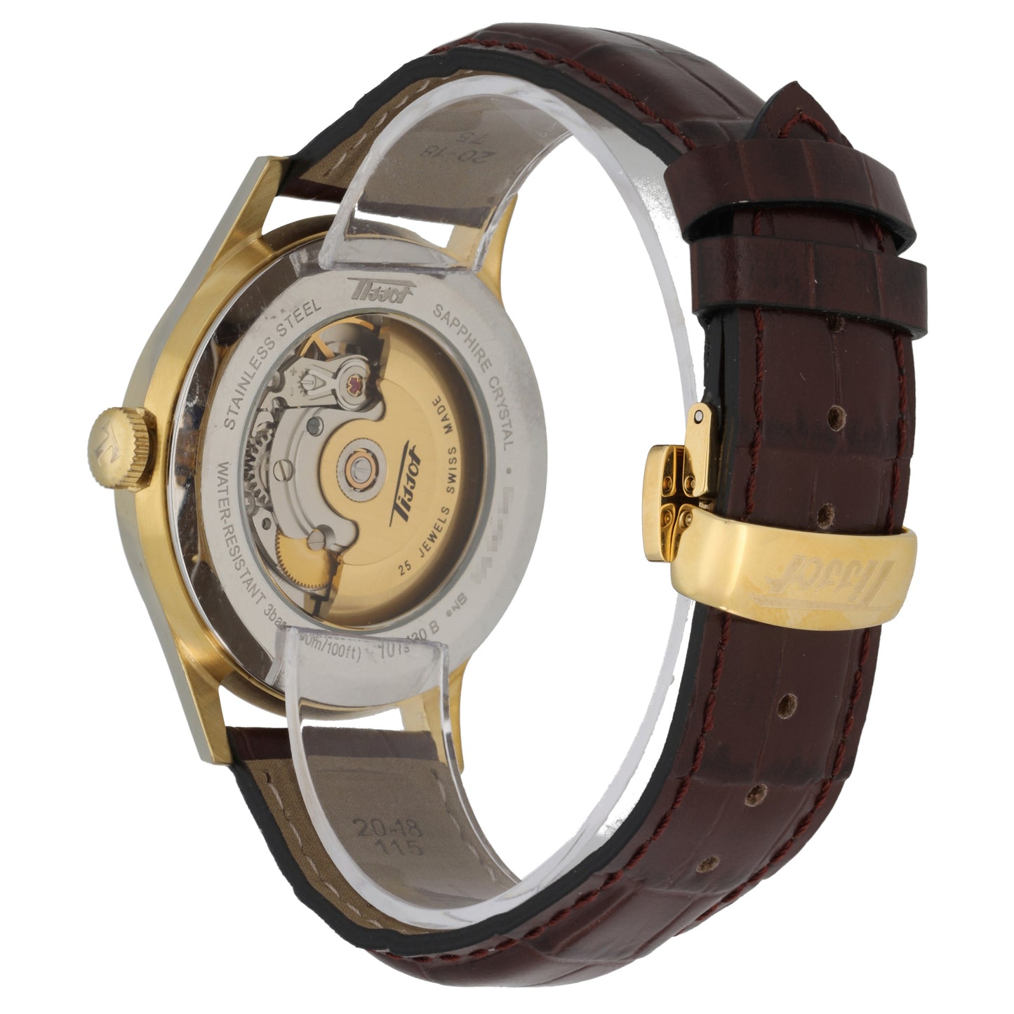Tissot Visodate T019430 B 40mm Gold Plated Watch