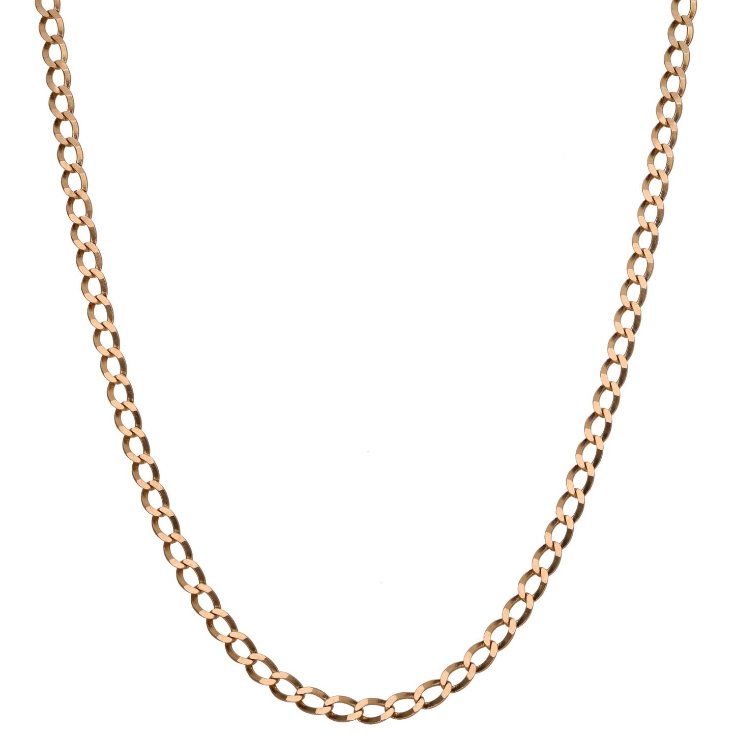 9ct Gold Curb Chain 20"