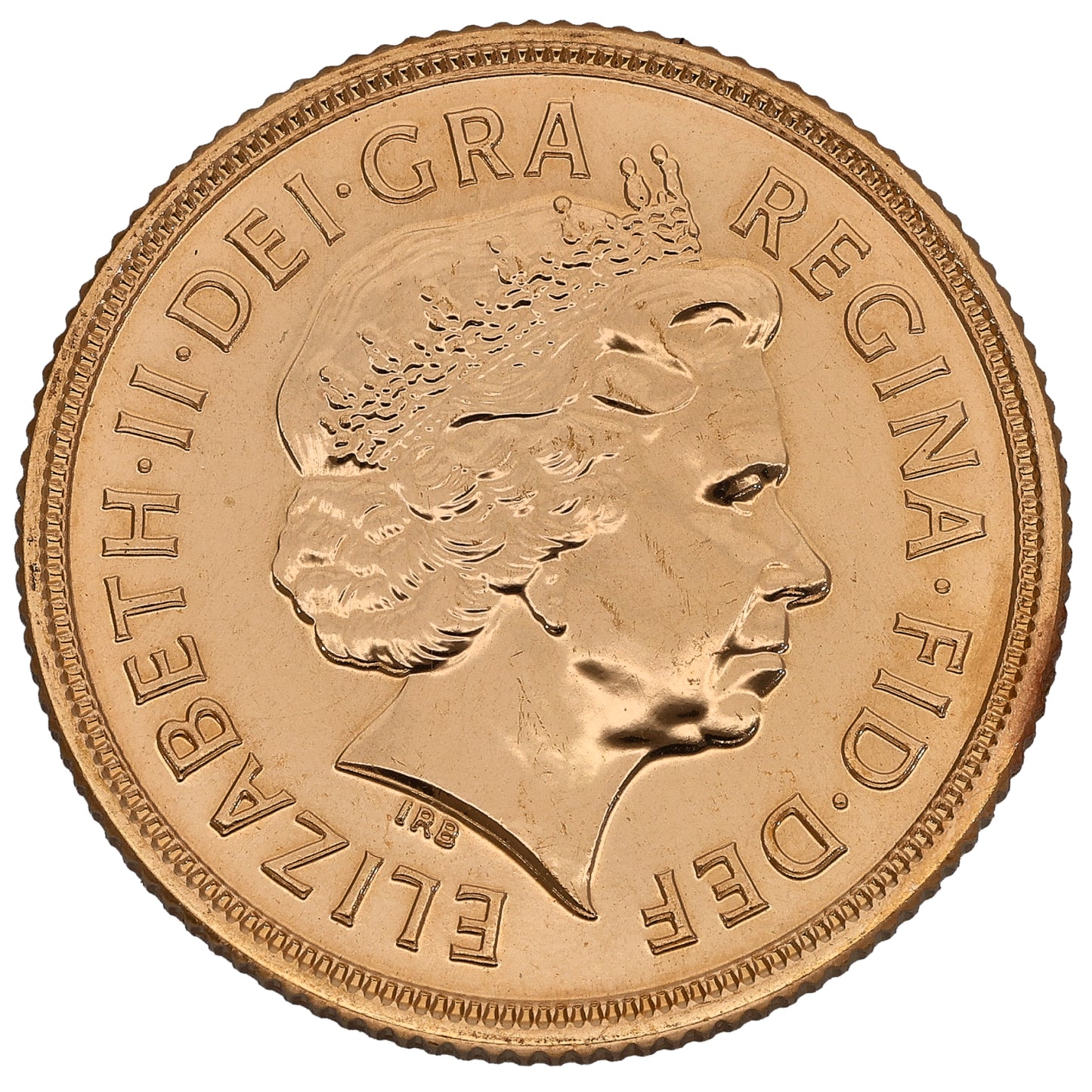 22ct Gold Queen Elizabeth II Full Sovereign Coin 2012