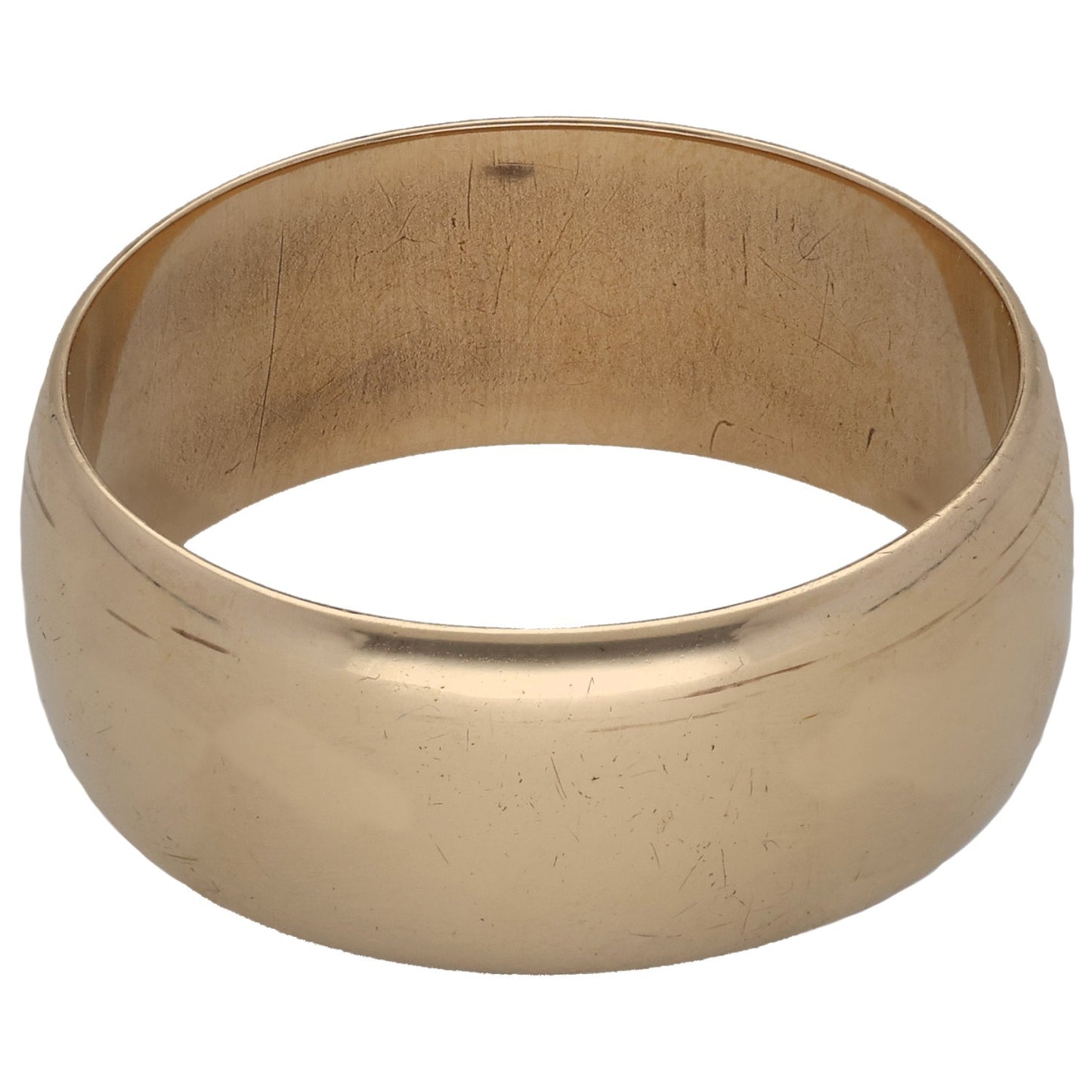 9ct Gold Plain Wedding Ring Size W