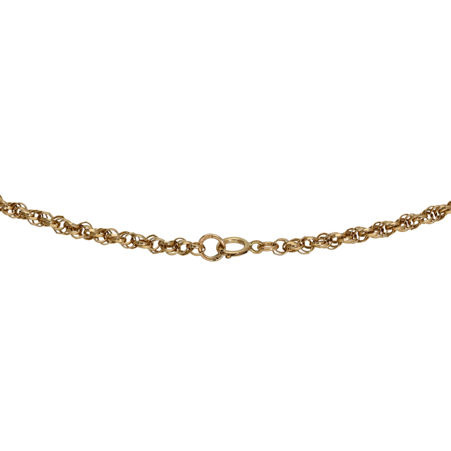 9ct Gold Rope Chain 18"