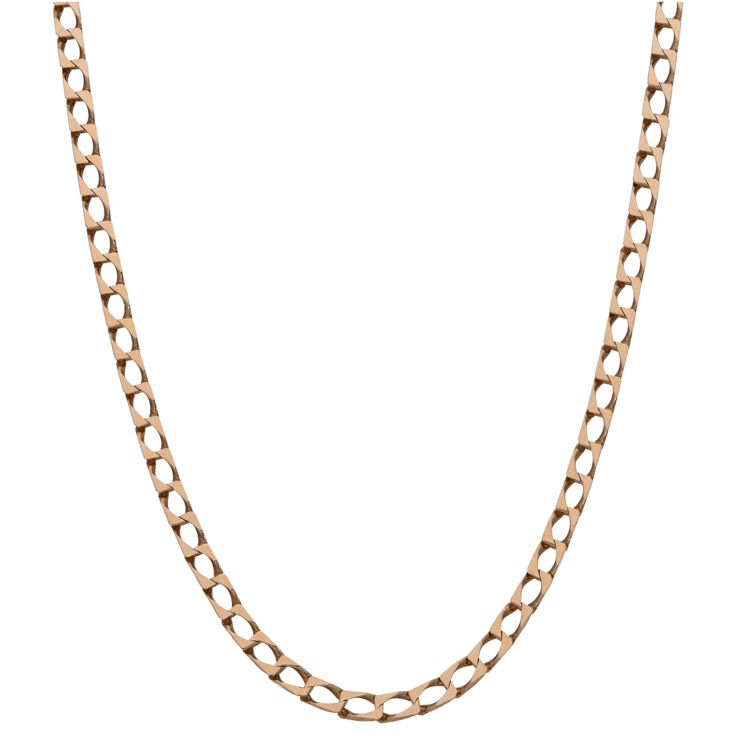 9ct Gold Curb Chain 20"