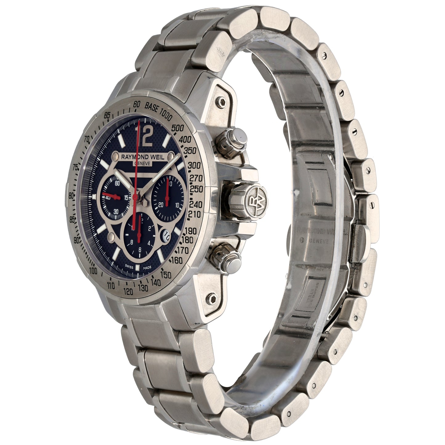 Raymond Weil Nabucco 7800 46mm Stainless Steel Watch
