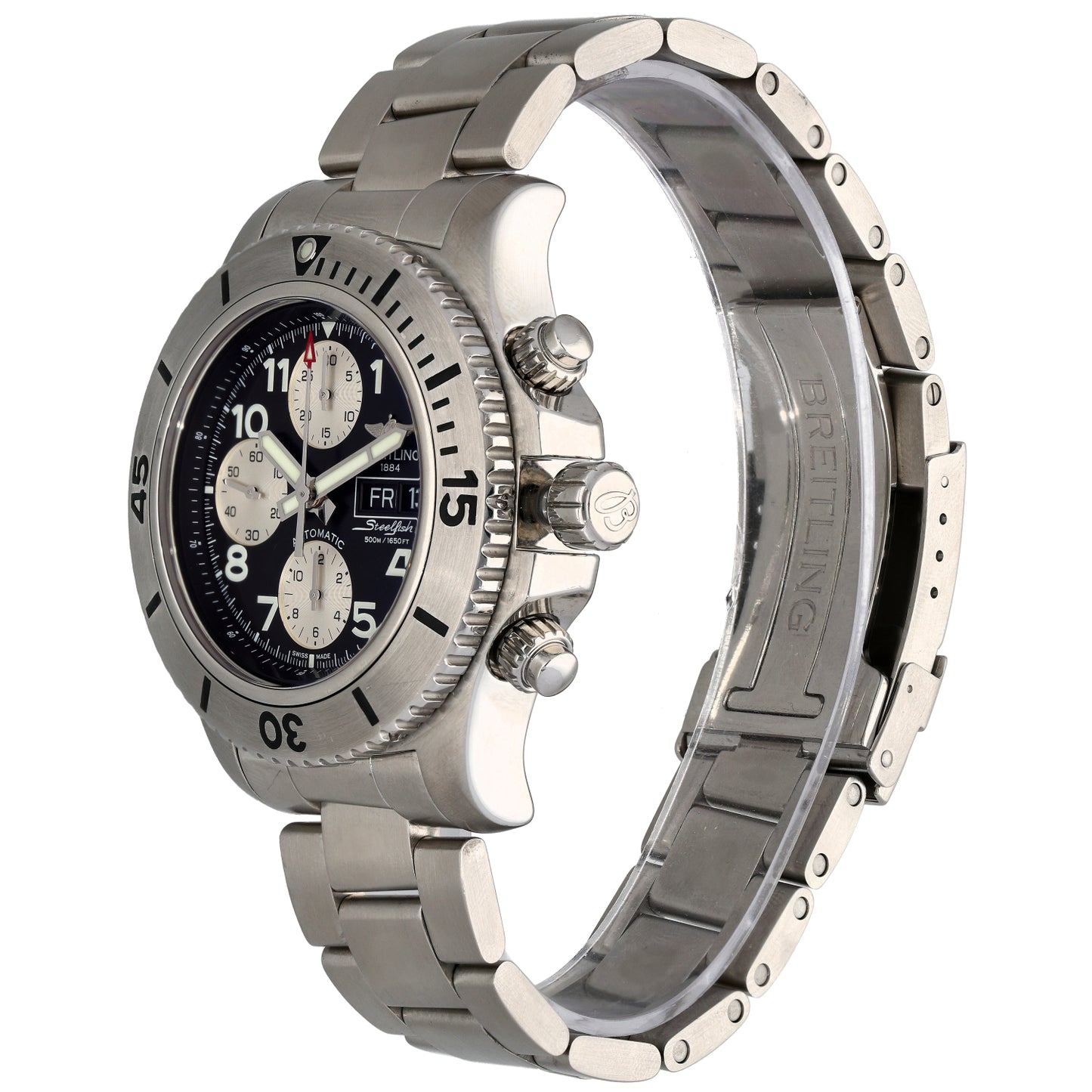 Breitling Superocean II A13341 44mm Stainless Steel Watch