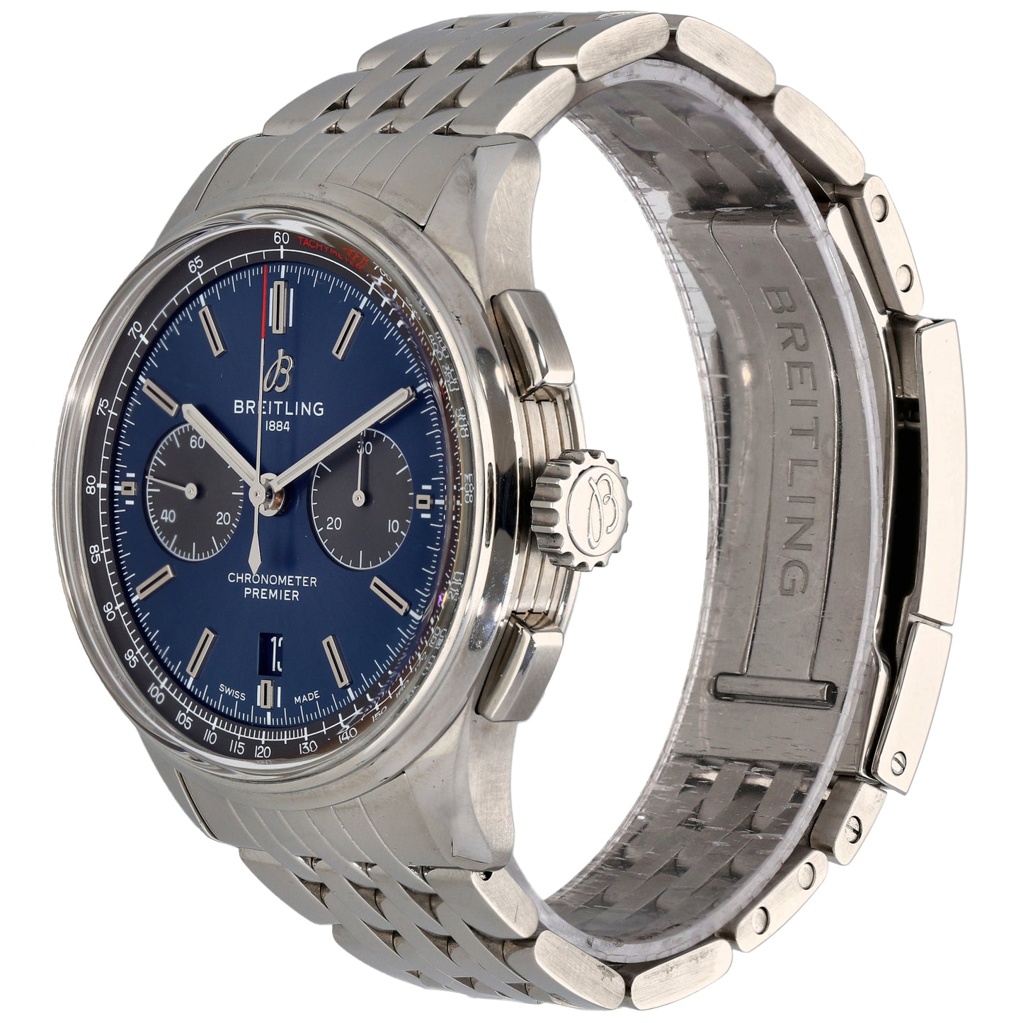 Breitling Premier B01 AB0118 42mm Stainless Steel Watch