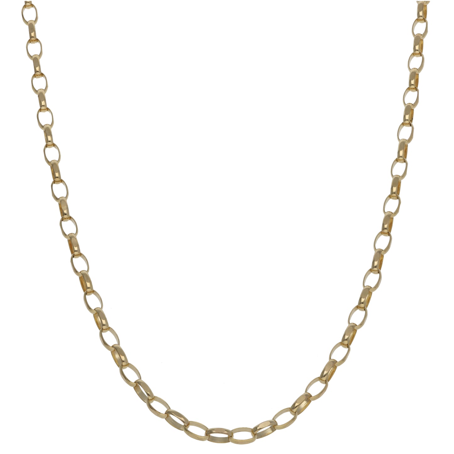 9ct Gold Belcher Chain 16"