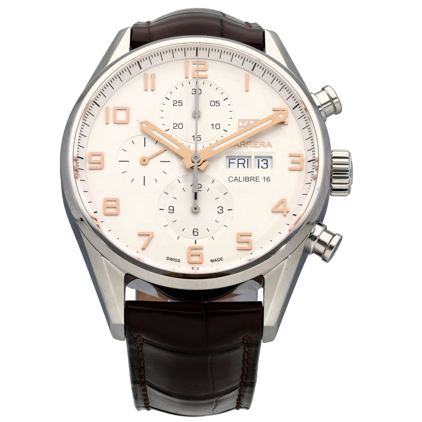 Tag Heuer Carrera CV2A1AC 43mm Stainless Steel Watch