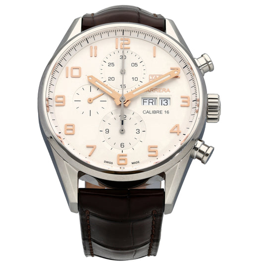 Tag Heuer Carrera CV2A1AC 43mm Stainless Steel Watch