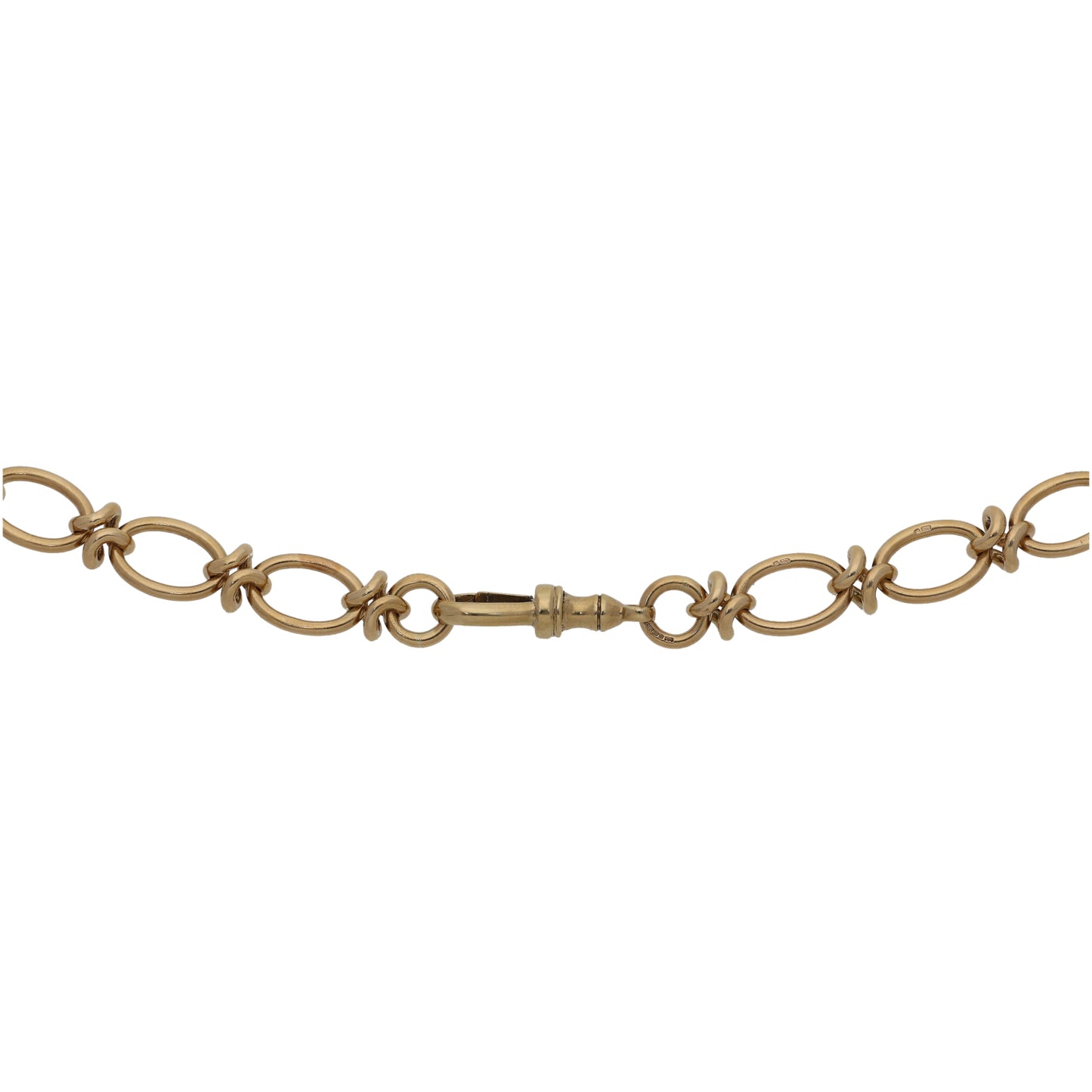 9ct Gold Fancy Necklace 18"