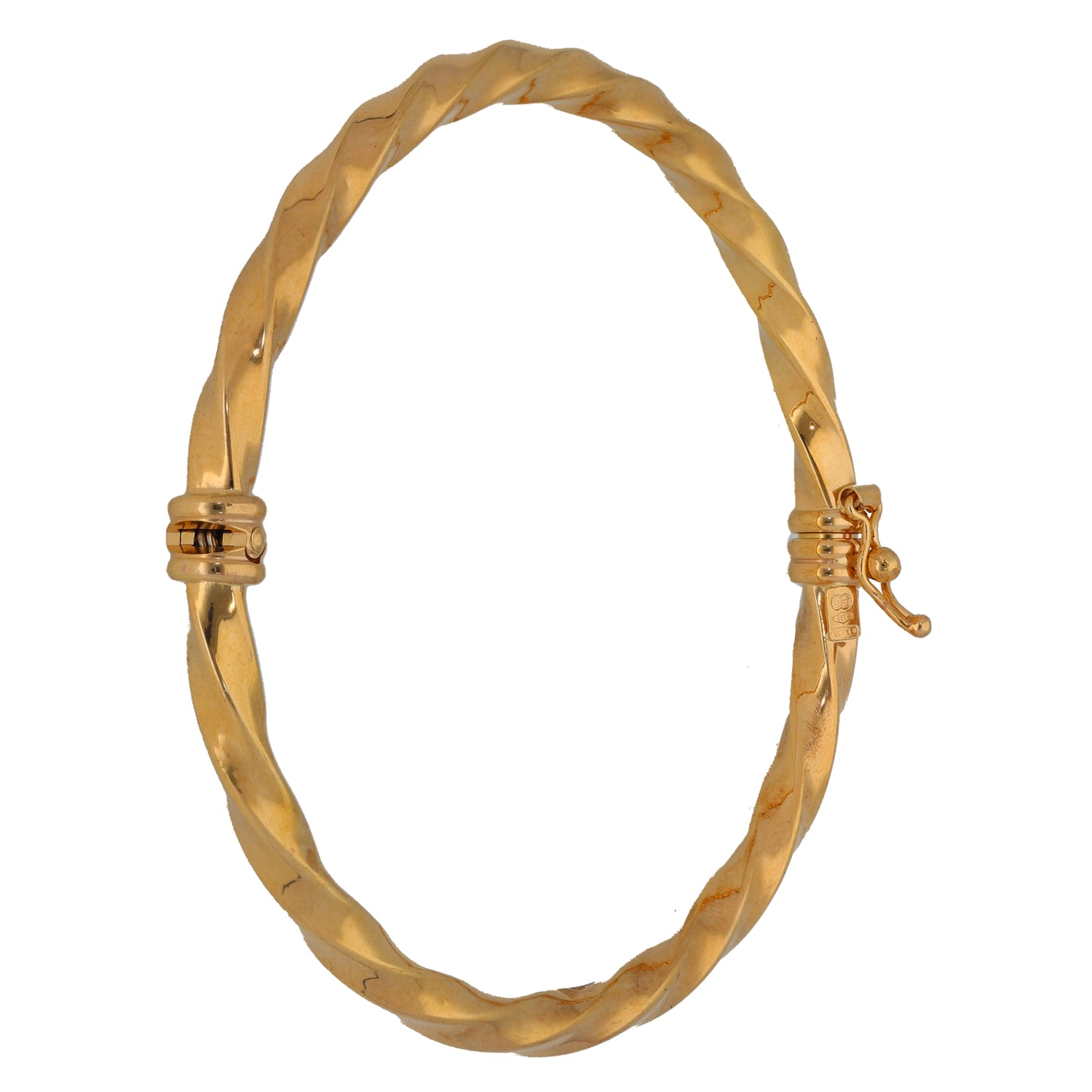 9ct Gold Hinged/Clasp Bangle