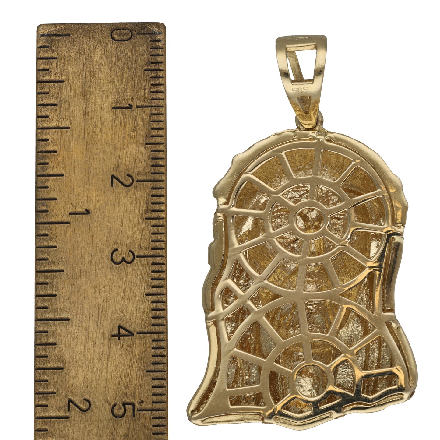 14ct Gold Jesus Pendant