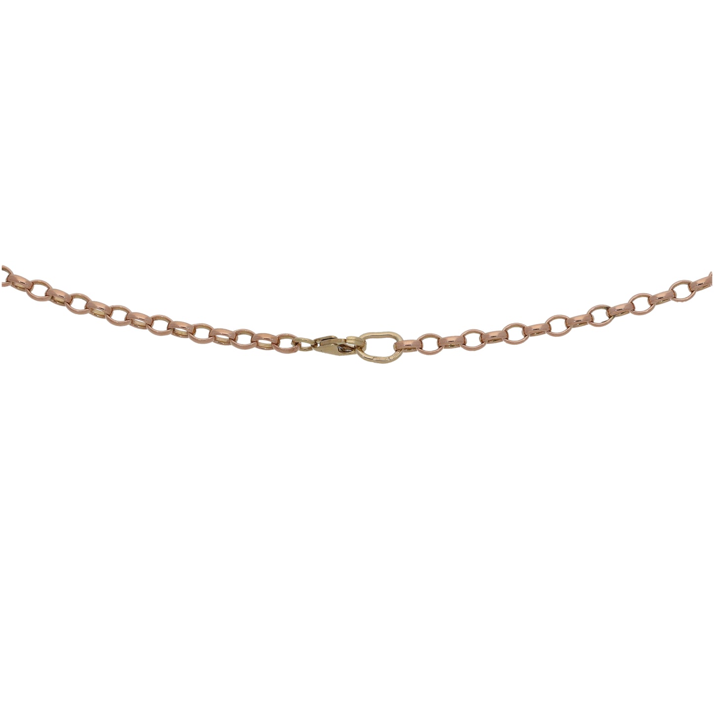 9ct Rose Gold Belcher Chain 24"