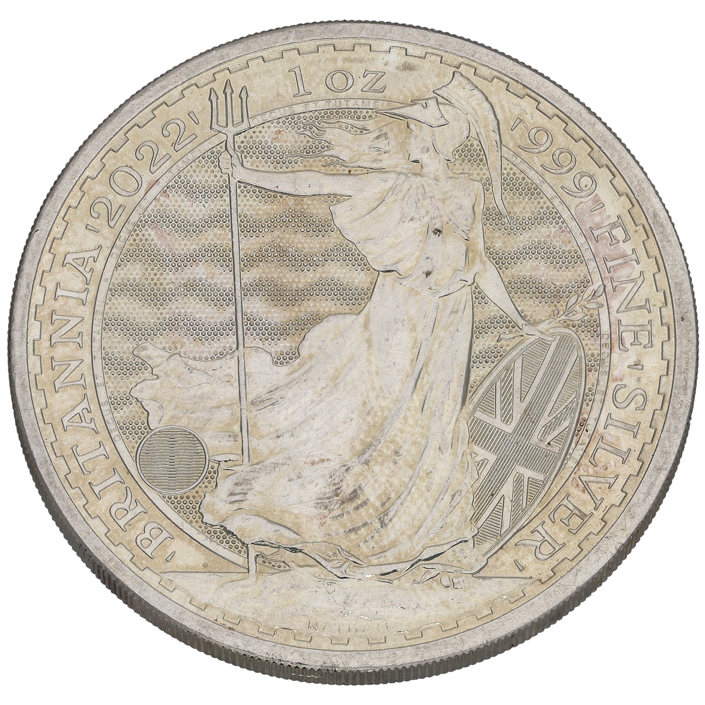Fine Silver Queen Elizabeth II 1 OZ Britannia Coin 2022