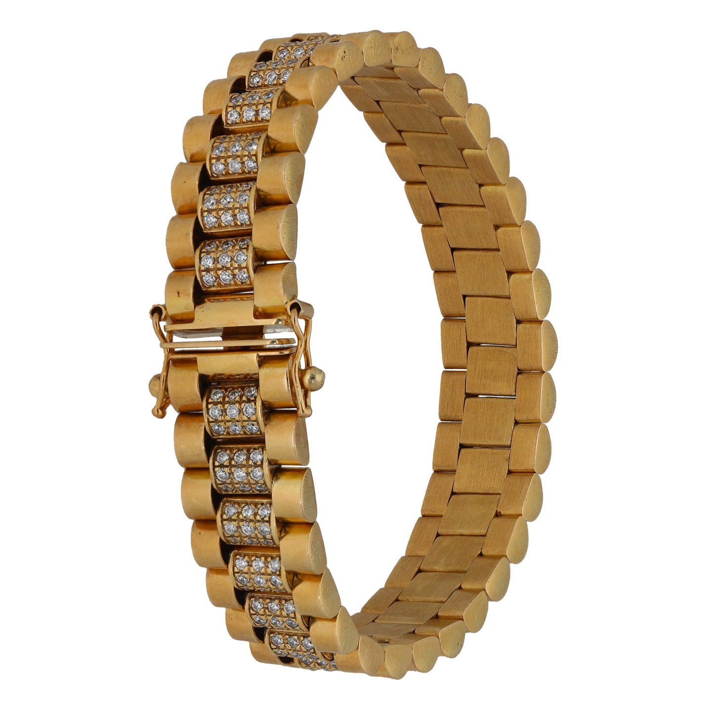 9ct Gold Cubic Zirconia Fancy Bracelet