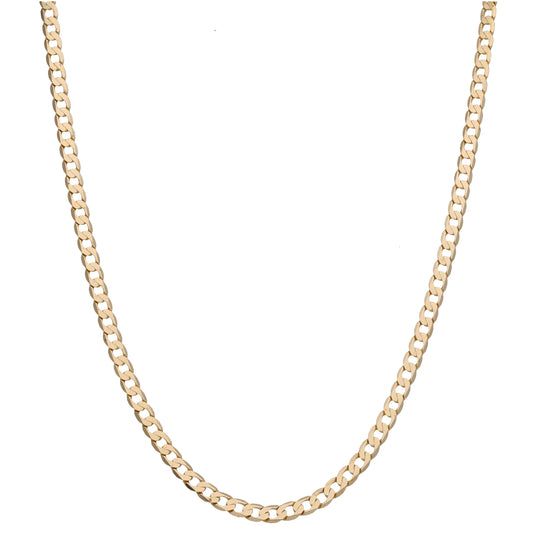 9ct Gold Curb Chain 24"