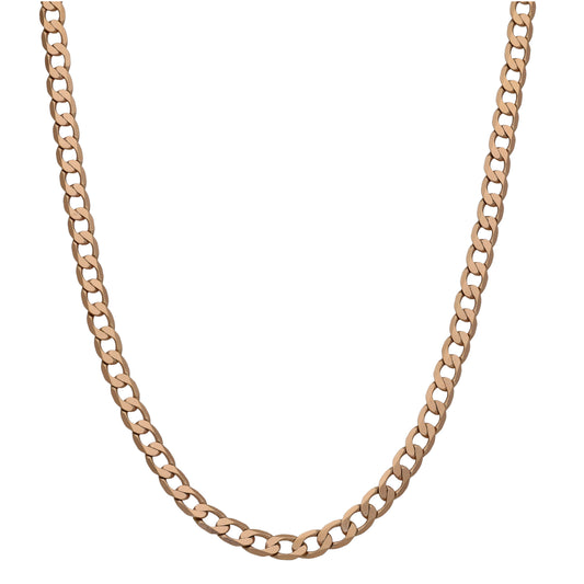 9ct Gold Curb Chain 20"
