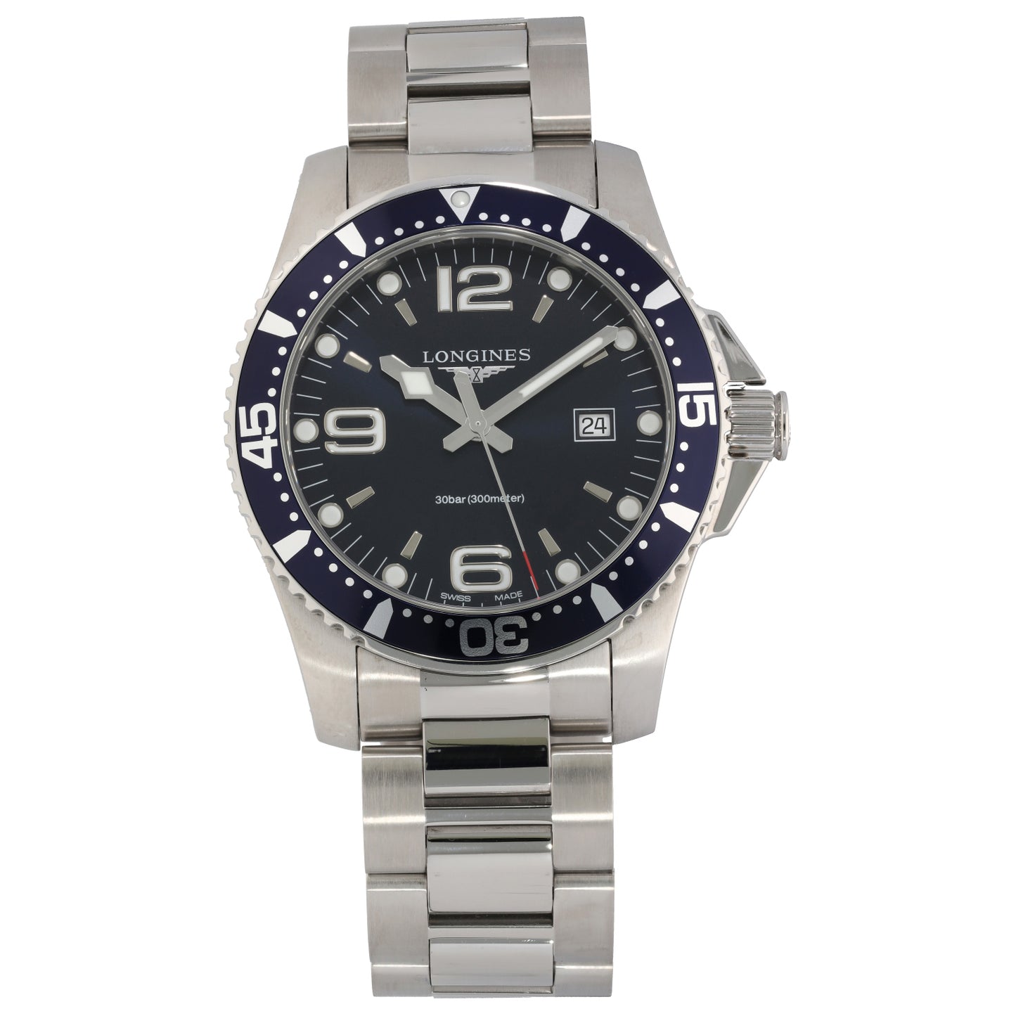 Longines Hydro Conquest L3.840.4 44mm Stainless Steel Watch