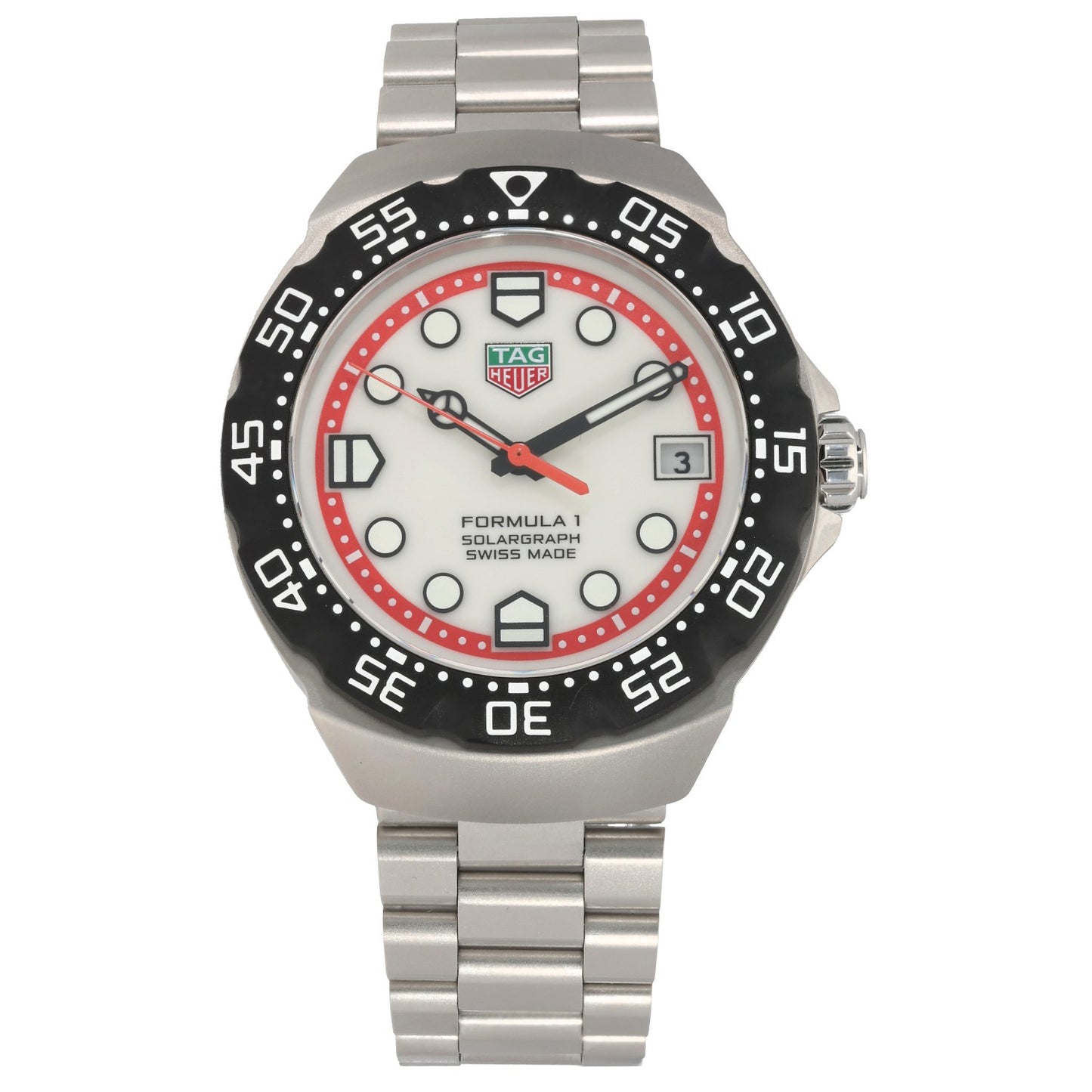 Tag Heuer Formula 1 Solargraph WBY1111 38mm Stainless Steel Watch