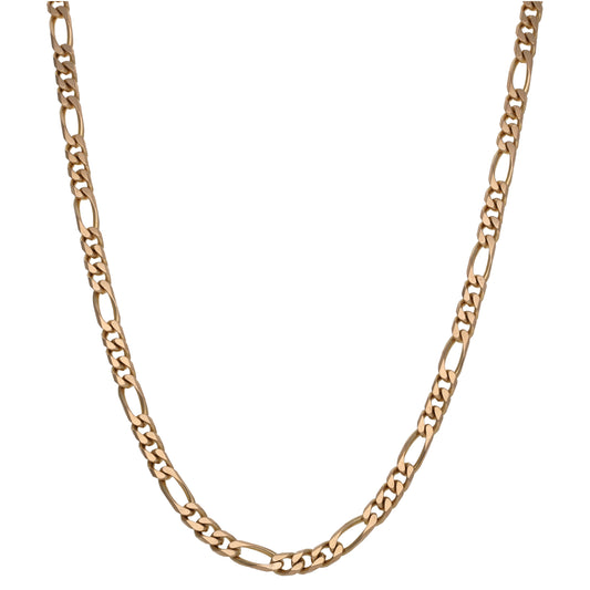 9ct Gold Figaro Chain 20"