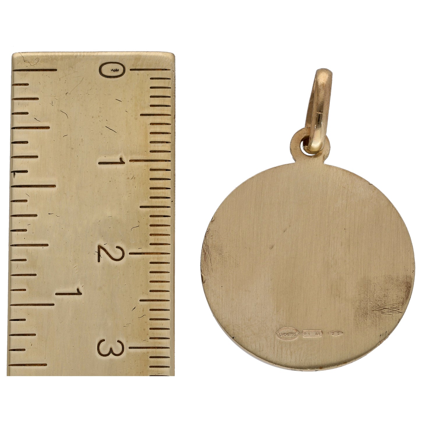 9ct Gold St Christopher Pendant