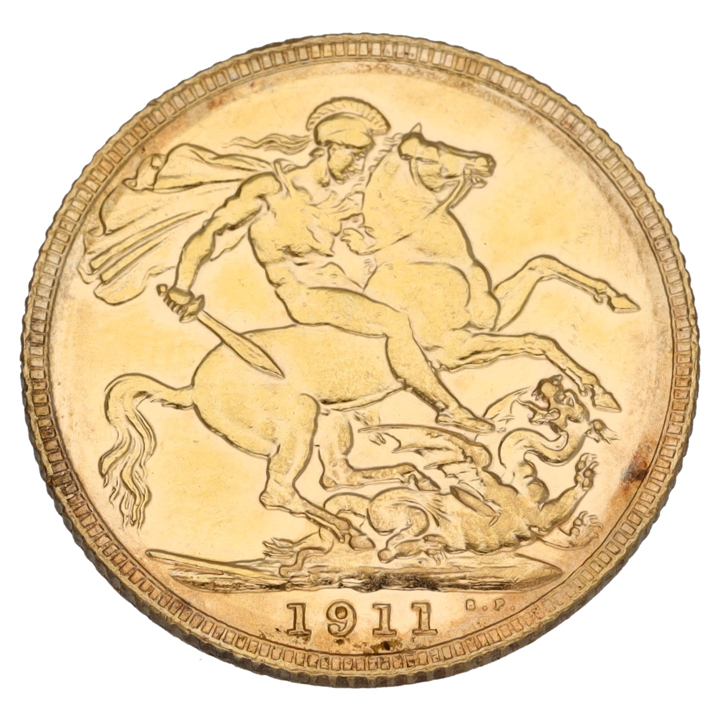 22ct Gold King George V Full Sovereign Coin 1911