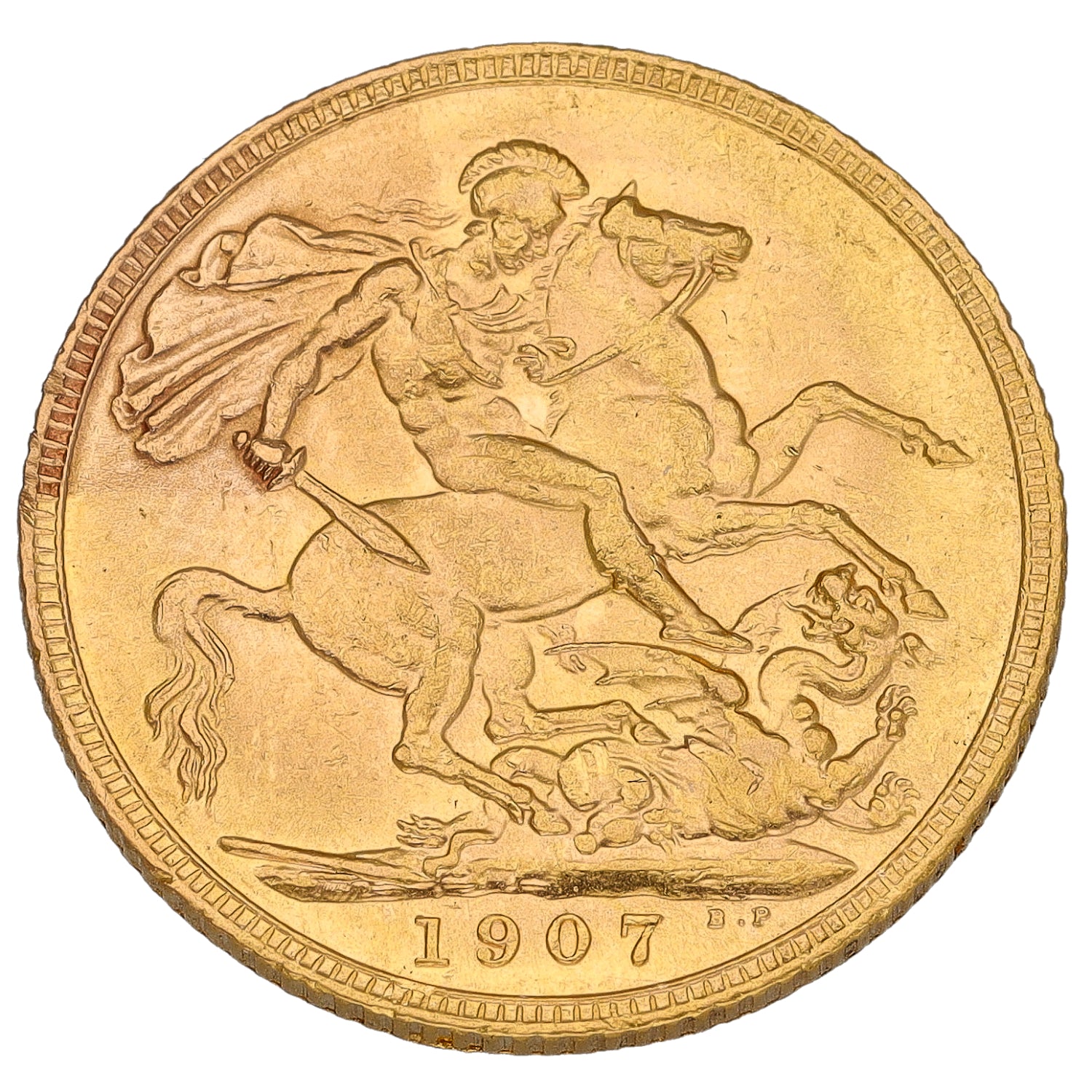 22ct Gold King Edward VII Full Sovereign Coin 1907 | H&T