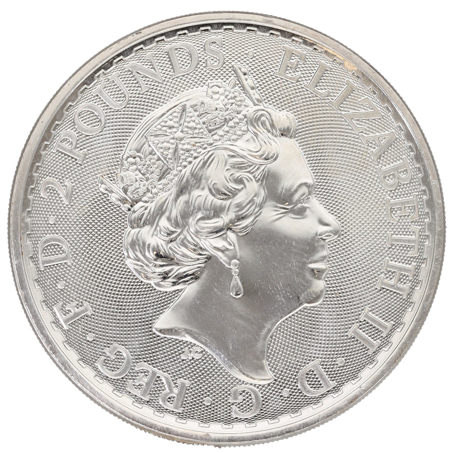 Fine Silver Queen Elizabeth II 1 OZ Britannia Coin 2021