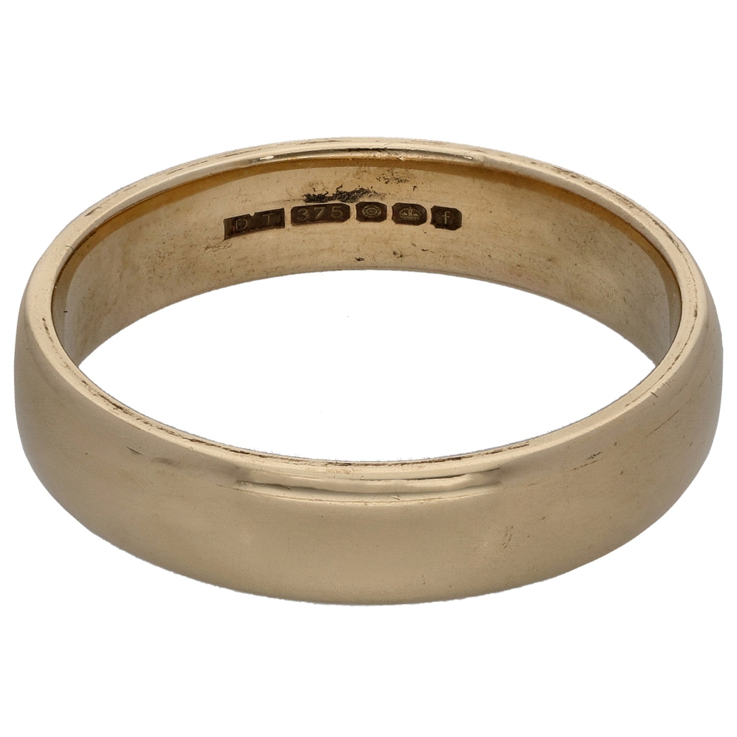 9ct Gold Plain Wedding Ring Size U