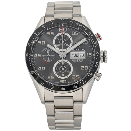 Tag Heuer Carrera CV2A1U 43mm Stainless Steel Watch